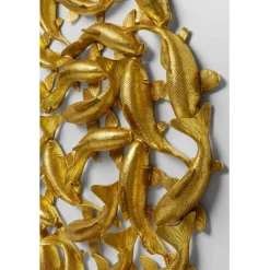 Objet mural School of Koi oro Ø160cm><noscript><img width=