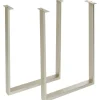 Piètement de table haute Tavola argenté (2/set)>KARE Design Discount