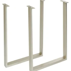 Piètement de table haute Tavola argenté (2/set)>KARE Design Discount