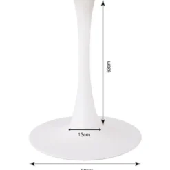 piètement de table Schickeria blanc Ø80cm>KARE Design Best
