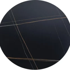 Plateau de table Invitation rond Ceramic noir Ø120>KARE Design Discount