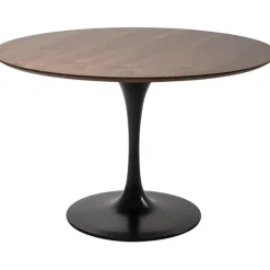 Plateau de table Invitation rond noyer Ø120cm><noscript><img width=