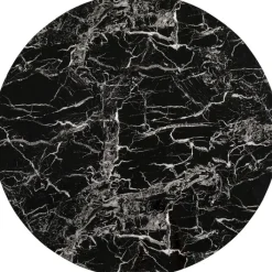 plateau de table Schickeria marbre noir Ø80cm>KARE Design Sale