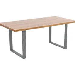 Plateau de table Tavola bord droit chêne 160x80><noscript><img width=