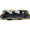 Plateau Lio bleu nuit 17x26cm>KARE Design Outlet