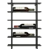 Porte-bouteilles Cape Town noir 45x68cm>KARE Design Online