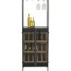 Porte-bouteilles Porto Bar noir 60x170cm>KARE Design Sale