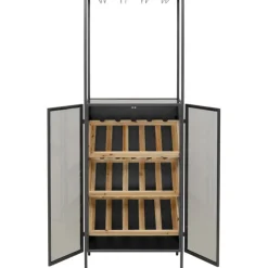 Porte-bouteilles Porto Bar noir 60x170cm><noscript><img width=