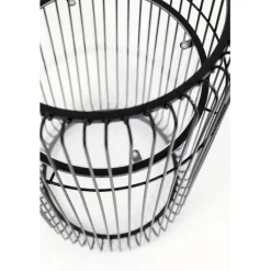 Porte-plantes Wire noir 70cm><noscript><img width=