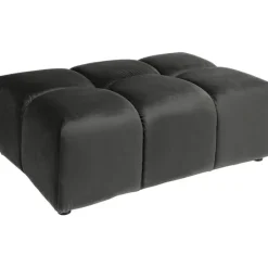 Pouf Belami velours gris><noscript><img width=