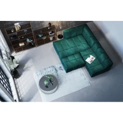 Pouf Belami velours vert foncé><noscript><img width=