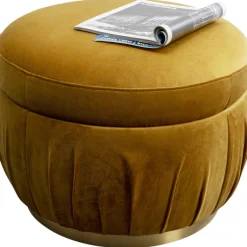 Pouf Nube jaune Ø56cm>KARE Design Sale