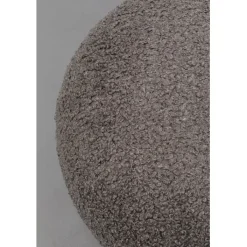 Pouf Pebble bouclé gris 81cm><noscript><img width=
