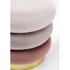 Pouf Sandwich mauve Ø45cm><noscript><img width=