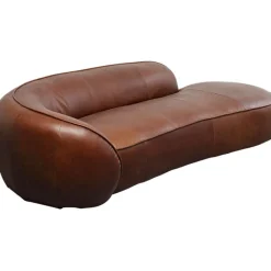 Recamière Wonder cuir marron 250cm>KARE Design Online