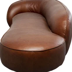 Recamière Wonder cuir marron 250cm><noscript><img width=