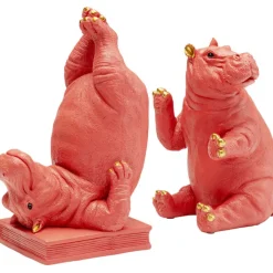 Serre-livres Hippo fuchsia (2/set)><noscript><img width=