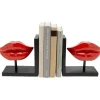 Serre-livres Lips rouge (2/Set)>KARE Design