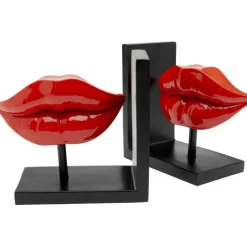 Serre-livres Lips rouge (2/Set)><noscript><img width=