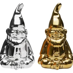 Set sel et poivre Gnome argenté-doré (2/Set)><noscript><img width=
