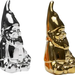 Set sel et poivre Gnome argenté-doré (2/Set)>KARE Design Discount