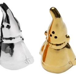 Set sel et poivre Gnome argenté-doré (2/Set)><noscript><img width=