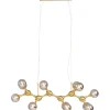 Suspension Atomic Balls laiton 190cm>KARE Design Discount
