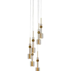 Suspension Candy Bar doré Ø44cm>KARE Design Discount