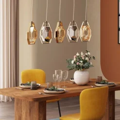 Suspension Diamond Fever Dining laiton 110cm>KARE Design Best