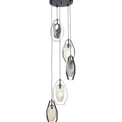 Suspension Diamond Fever Spiral noir Ø42cm><noscript><img width=