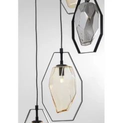 Suspension Diamond Fever Spiral noir Ø42cm><noscript><img width=