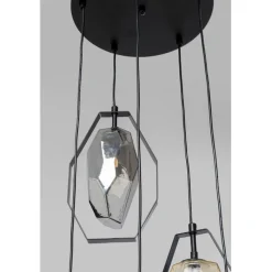 Suspension Diamond Fever Spiral noir Ø42cm><noscript><img width=