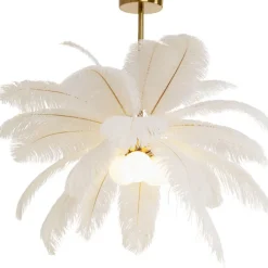 Suspension Feather Palm blanc Ø87cm>KARE Design