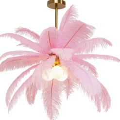 Suspension Feather Palm rosé Ø87cm>KARE Design Best