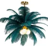 Suspension Feather Palm vert Ø87cm>KARE Design Online