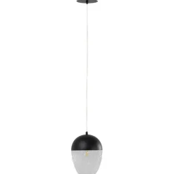 Suspension Frozen noir mat Ø20cm>KARE Design Discount