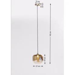 Suspension Golden Goblet Ø25cm><noscript><img width=