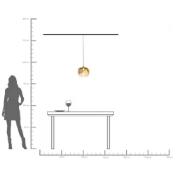 Suspension Golden Goblet Ø25cm><noscript><img width=