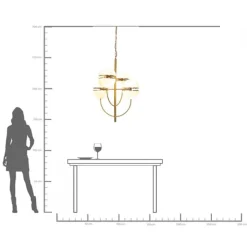 Suspension Leisha Bunch Ø76cm><noscript><img width=
