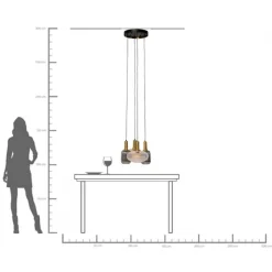 Suspension Lobby Quattro Ø50cm><noscript><img width=