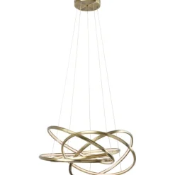 Suspension Saturn LED doré GM><noscript><img width=