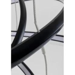 Suspension Saturn noir Ø72cm><noscript><img width=