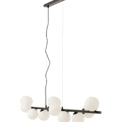 Suspension Scala Balls Milky noir 150cm><noscript><img width=