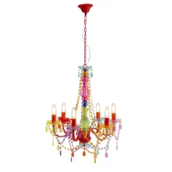 Suspension Starlight 6 branches multicolore>KARE Design Best