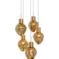 Suspension Supernova Amber Cinque Ø50cm>KARE Design New
