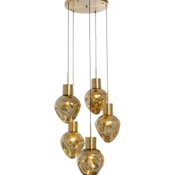 Suspension Supernova Amber Cinque Ø50cm><noscript><img width=