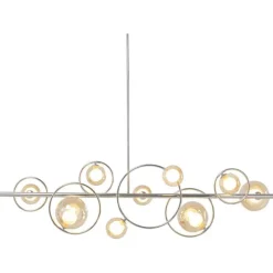Suspension Universe chrome 110cm>KARE Design Hot