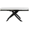 Table à rallonges Twist onyx 120(30+30)x90cm>KARE Design Sale