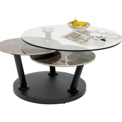 Table basse Avignon 80 (+124)x80cm>KARE Design Hot