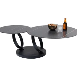 Table basse Beverly noir 133x80cm><noscript><img width=